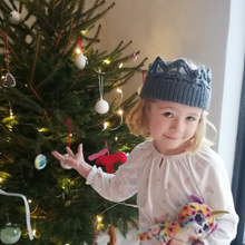 Load image into Gallery viewer, Personalised Crocheted Crown - Baby, Child, Adult-Baby &amp; Toddler-EKA
