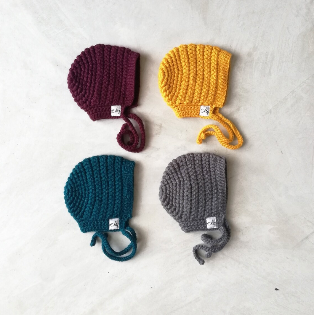 Child And Baby Bonnet-Bonnets-EKA