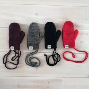 Snowflake Mittens - Adult, Child and Baby.-Mittens-EKA