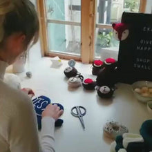 Load and play video in Gallery viewer, YES NO Mittens Handmade - Adult Size
