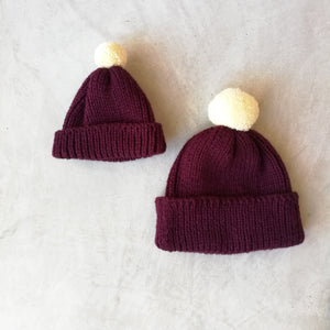 Mummy And Me Bobble Hat Set-Hats-EKA