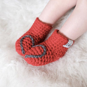 Heart Booties - baby and child-Baby Booties-EKA