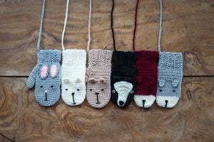 Animal Mittens - child-Mittens-EKA