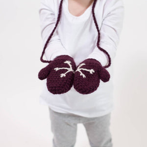Snowflake Mittens - Adult, Child and Baby.-Mittens-EKA