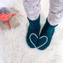 Load image into Gallery viewer, Slipper Socks With Love Heart - Adult-Slipper Socks-EKA
