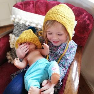 Child And Baby Bonnet-Bonnets-EKA