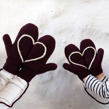 Load image into Gallery viewer, Hidden Heart Mittens - All Sizes-Mittens-EKA
