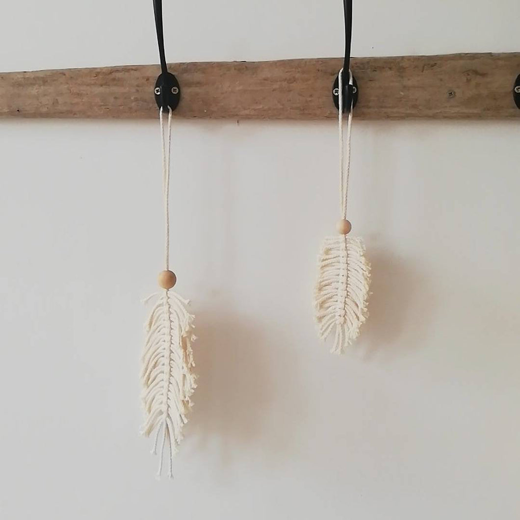 Set Of Macrame Leaves-Wall Hangings-EKA
