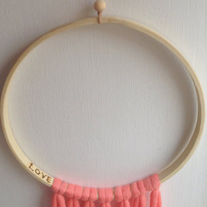 Macrame Feather Dreamcatcher-Wall Hangings-EKA