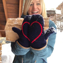 Load image into Gallery viewer, Hidden Heart Mittens - All Sizes-Mittens-EKA
