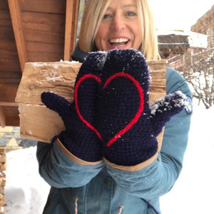 Hidden Heart Mittens - All Sizes-Mittens-EKA