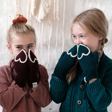 Load image into Gallery viewer, Heart Tipped Mittens For Baby And Child-Mittens-EKA

