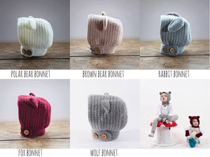Animal Bonnet - baby and child-Bonnets-EKA