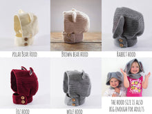 Load image into Gallery viewer, Animal Hood For Teens-Bonnets-EKA
