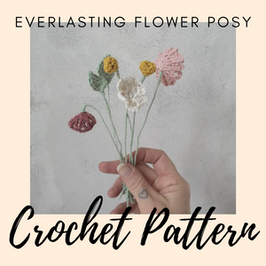 Pattern For Everlasting Flower Posy-Patterns-EKA
